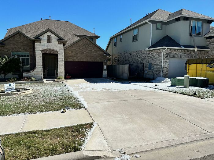 Just A Dusting Of Fiberglass All Over My Yard