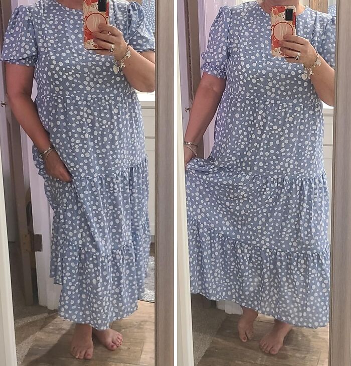 Breeze Through Summer In Boho Style: Floral Midi Dresses With Puff Sleeves!