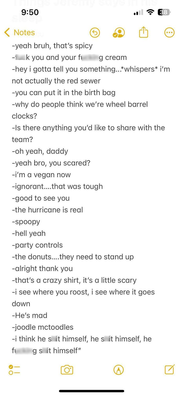 Things My Fiancé Says In His Sleep That I Started Documenting