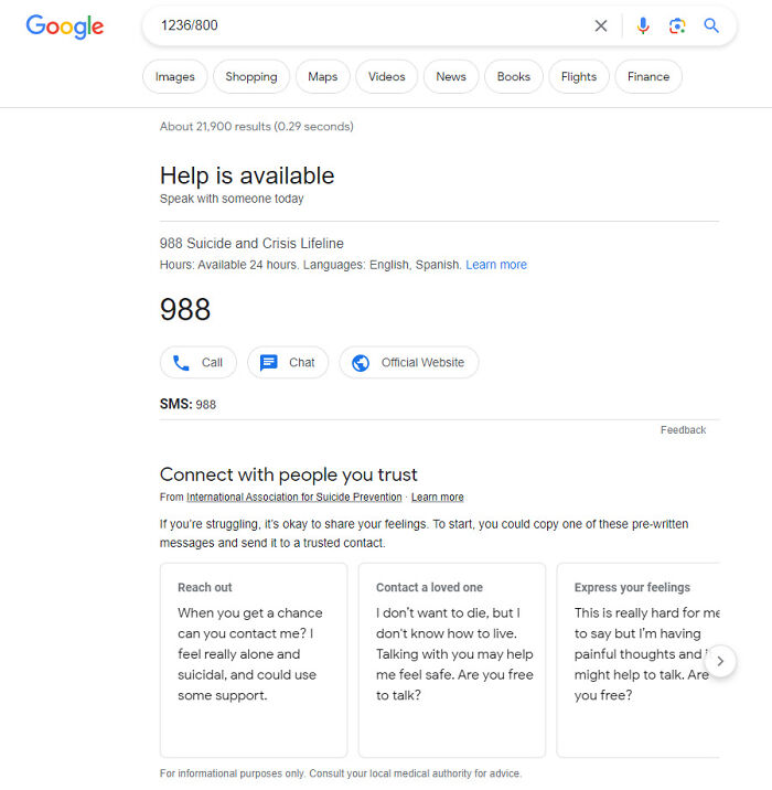 Googling This Simple Math Equation Sends You To Suicide Hotline Info