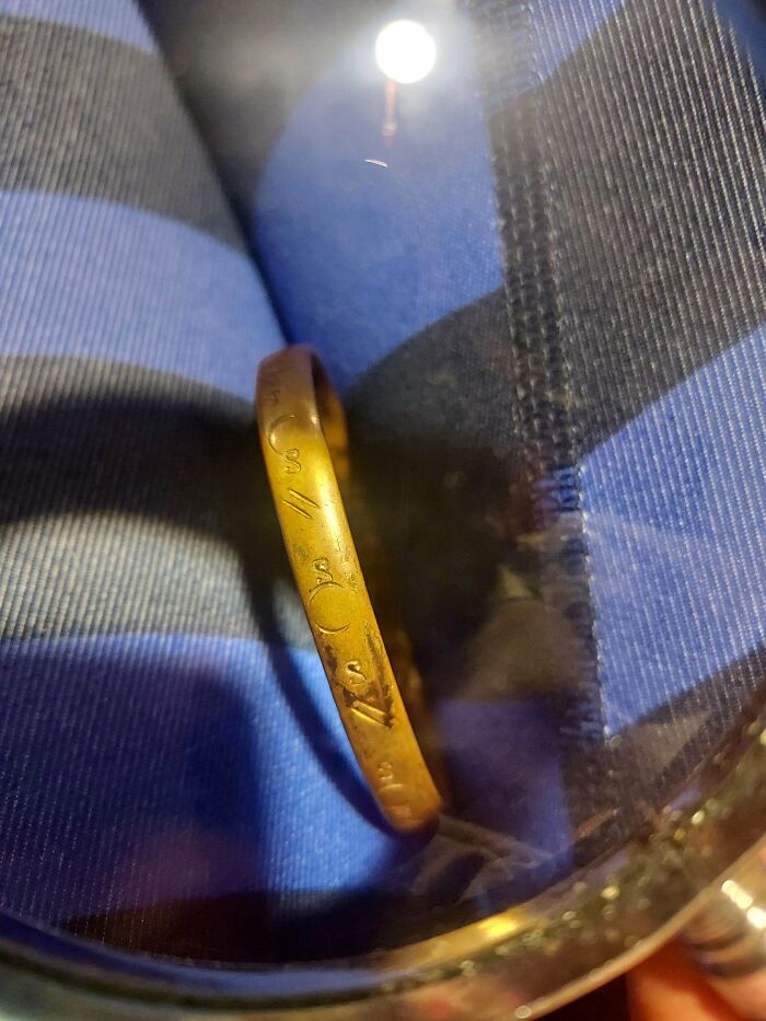 Bracelet I Found At Work Today, No Clue What It's Made Out Of, Or The Strange Symbols All Over It? Looks Old Though