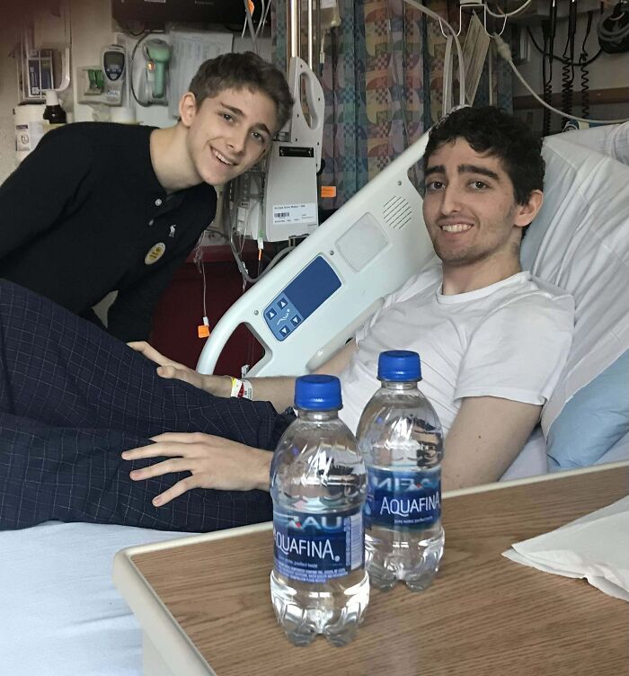 Five Years Ago My Brother Donated His Bone Marrow To Cure My Leukemia. We Traveled Together This Summer! Thanks To His Gift We Can Grow Up Together