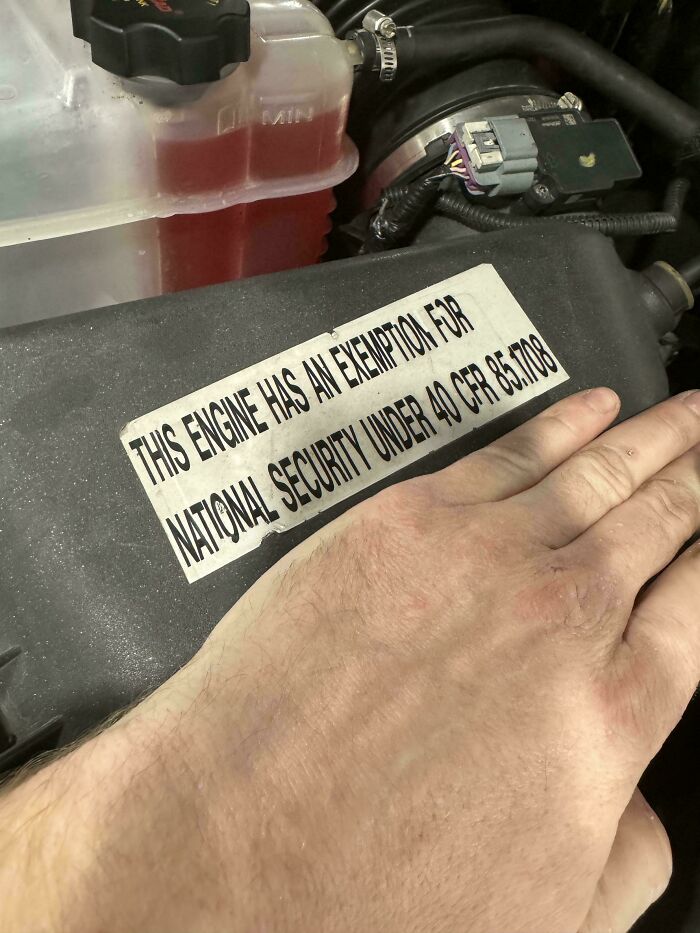 Fed Vehicles In For Repairs. Government Requires Emission Control Devices On Our Vehicles But Give Themself An Exemption To Use A “Deleted” Diesel Truck