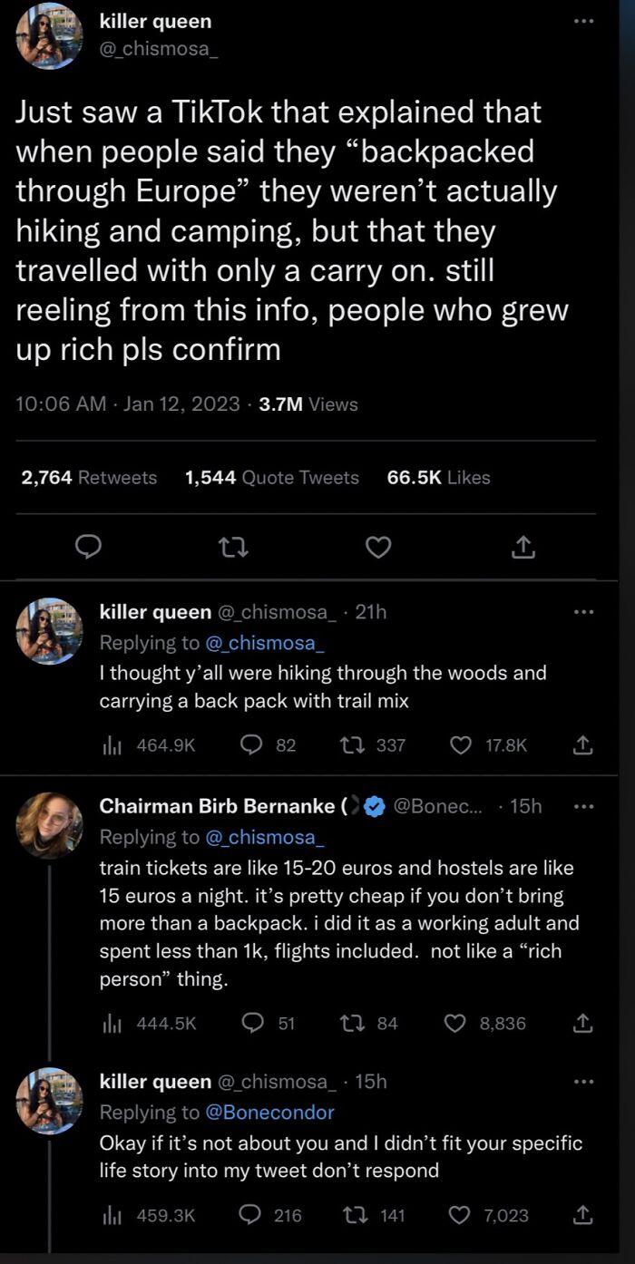 Main Character Doesn’t Like When People Respond With A Story That Doesn’t Fit Their Narrative