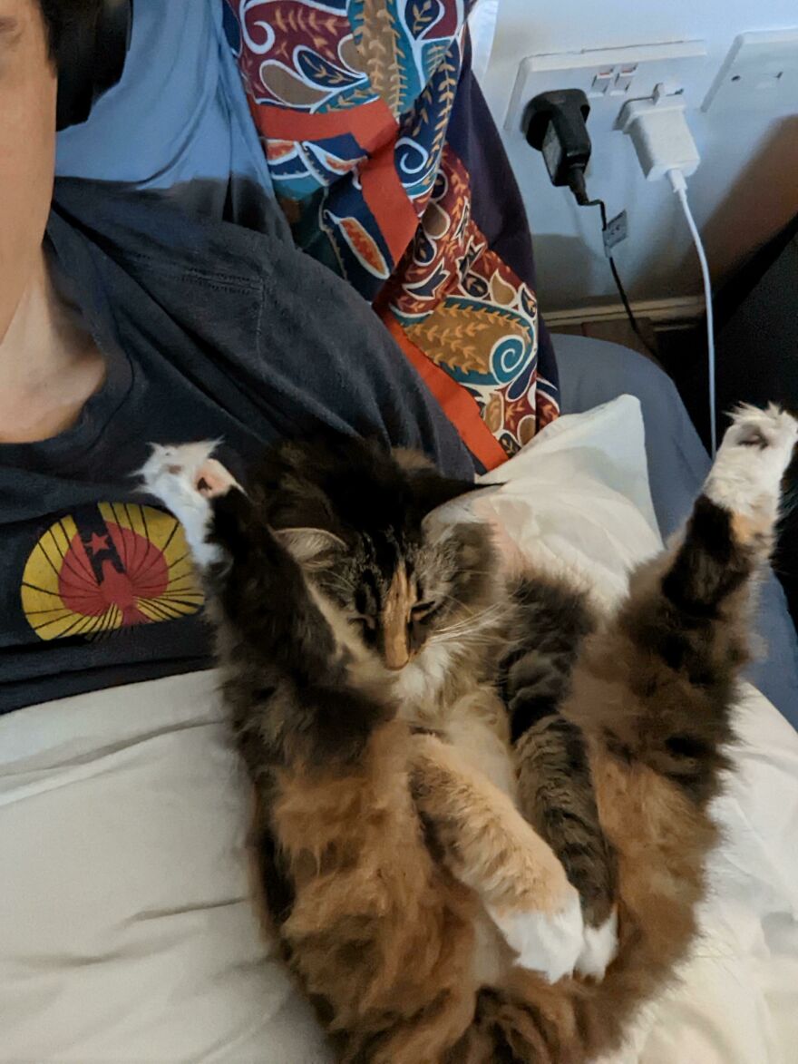 Grace Loves Lying On Her Back. She Just Never Seems To Know What To Do With Her Legs