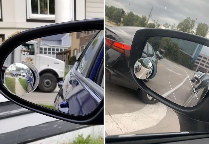 Enhance Your Side-Eye Game With A Little Help From A Blind Spot Mirror