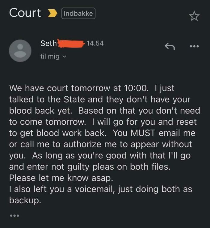 Creepy Random Email I Received Today