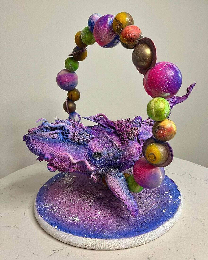 I Made A Space Whale Cake! 