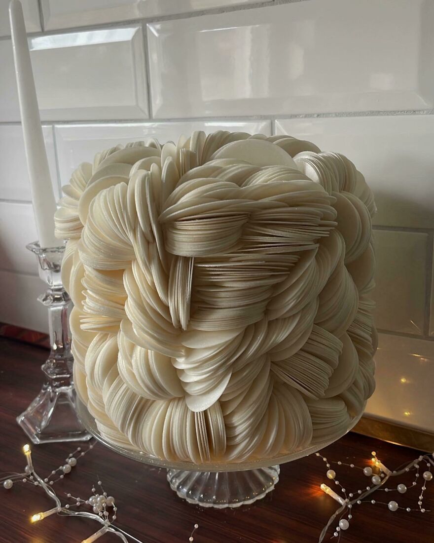 My Birthday Cake This Year! It Took Me A Little While And A Lot Of Wafer Paper, But It Was So Worth It