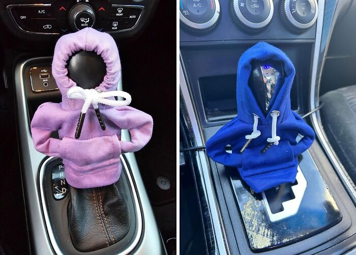 With This Shift Knob Hoodie, Even Your Gear Shift Stays Fashionably Cozy. Cool, Right?!