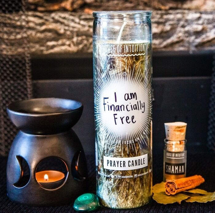 Light The Way To Your Dreams With Orange 'Write-Your-Own-Prayer' Candle !