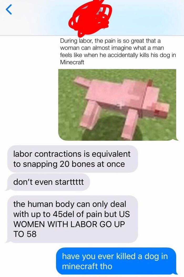 Women Don’t Know The Pain