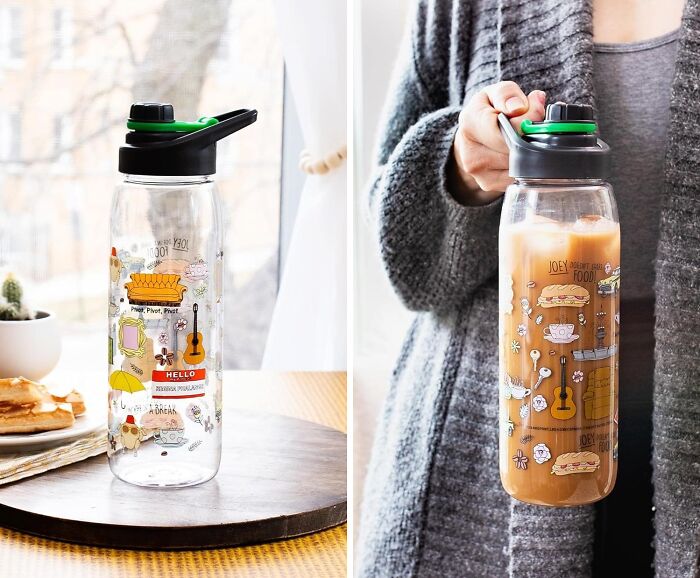The One With The Thirst Quencher: Friends Doodle Bottle!