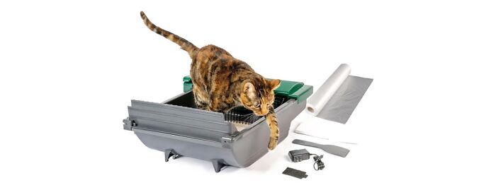 Pet Zone Smart Scoop Automatic Self-Cleaning Cat Litter Box