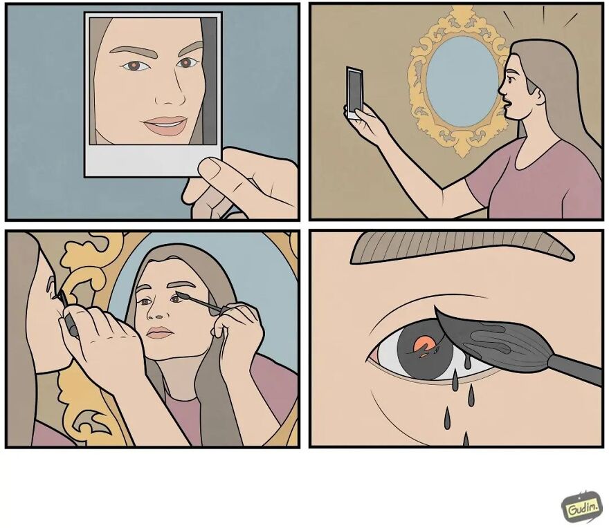 Funny Ironics Cartoon By Anton Gudim