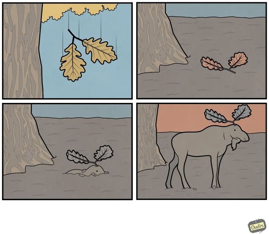 Funny Ironics Cartoon By Anton Gudim