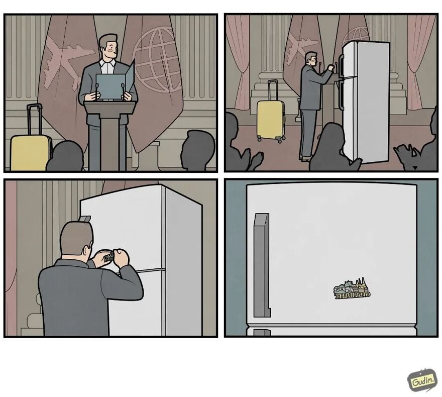 Funny Ironics Cartoon By Anton Gudim