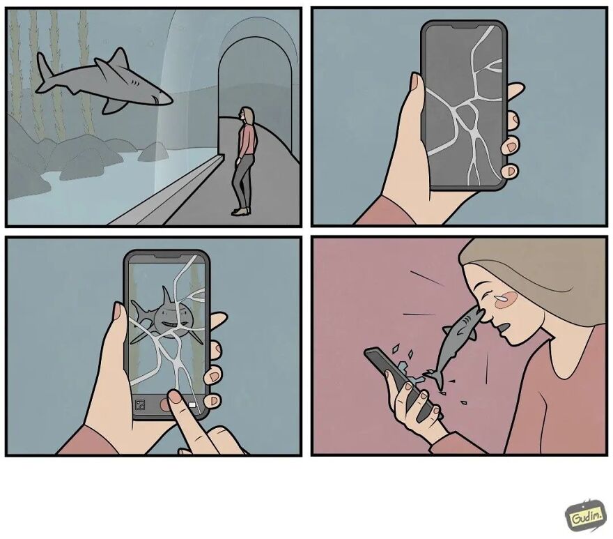 Funny Ironics Cartoon By Anton Gudim