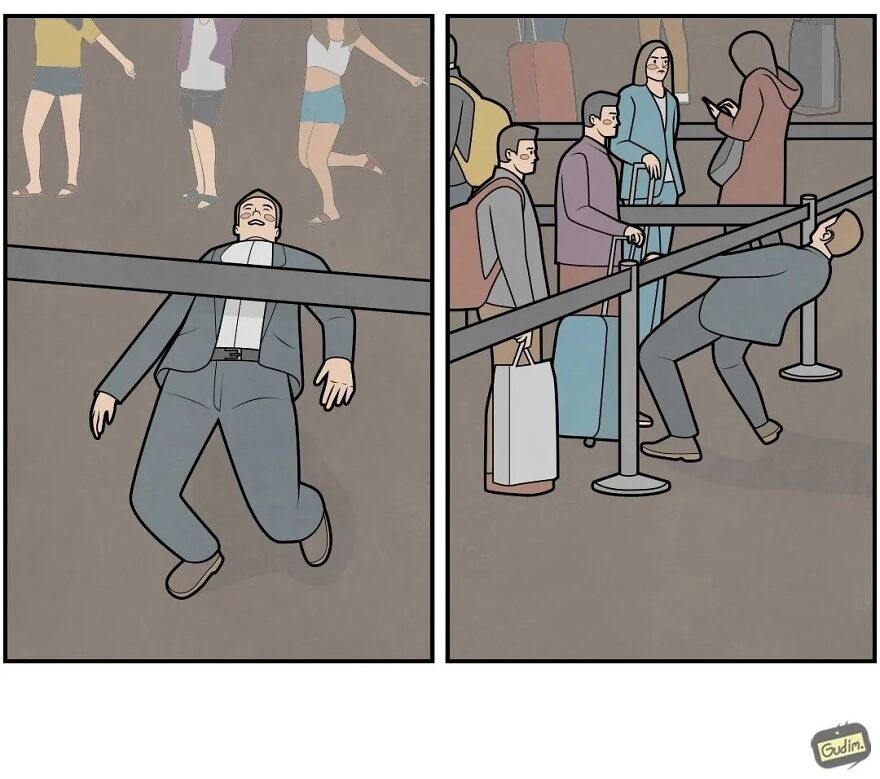 Funny Ironics Cartoon By Anton Gudim