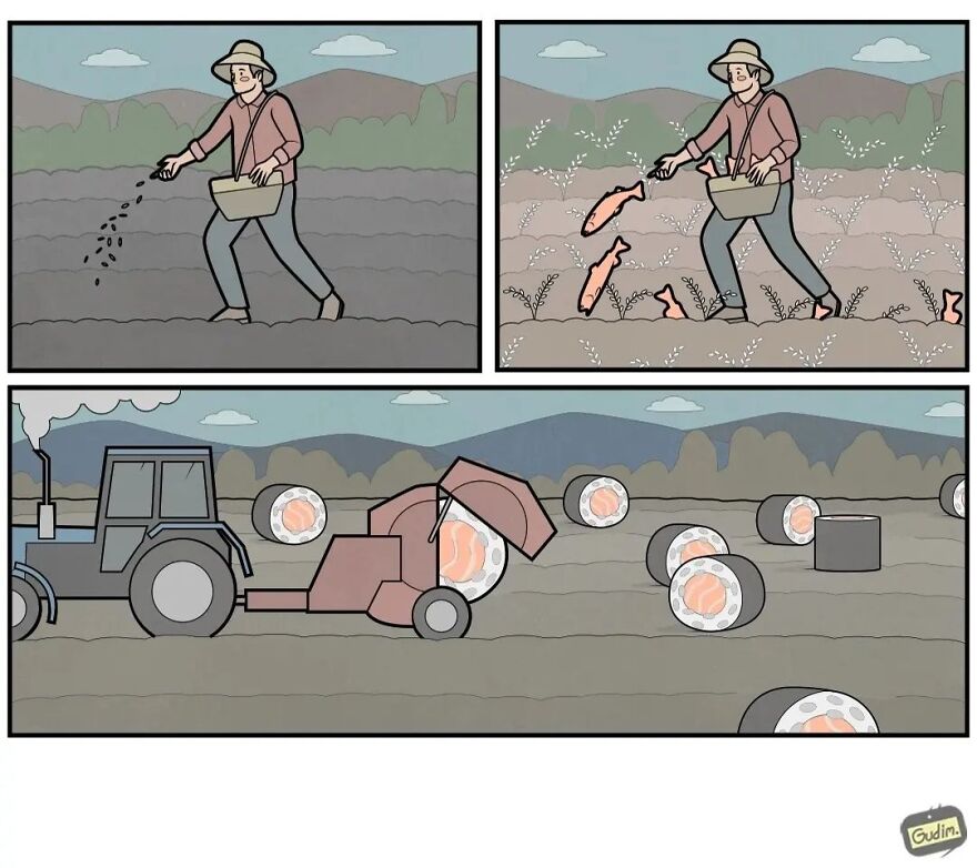 Funny Ironics Cartoon By Anton Gudim