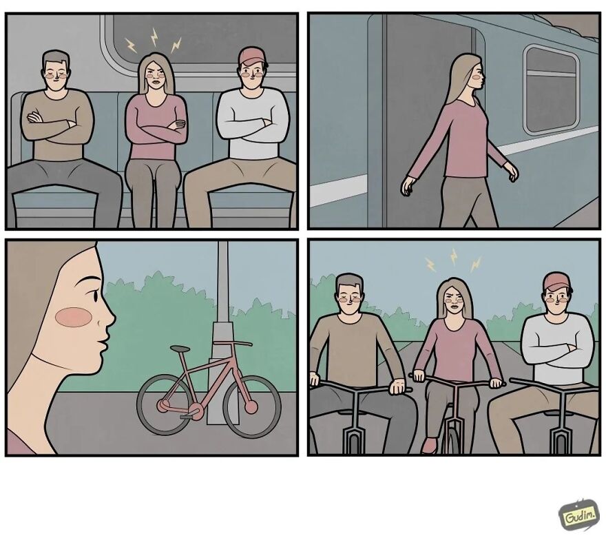 Funny Ironics Cartoon By Anton Gudim