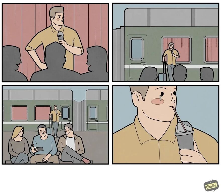 Funny Ironics Cartoon By Anton Gudim