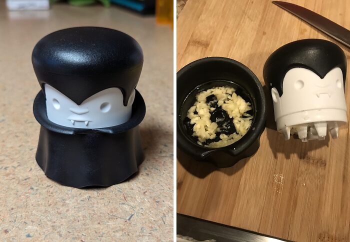 Sink Your Teeth Into Garlic Crushing With The Gracula Garlic Crusher