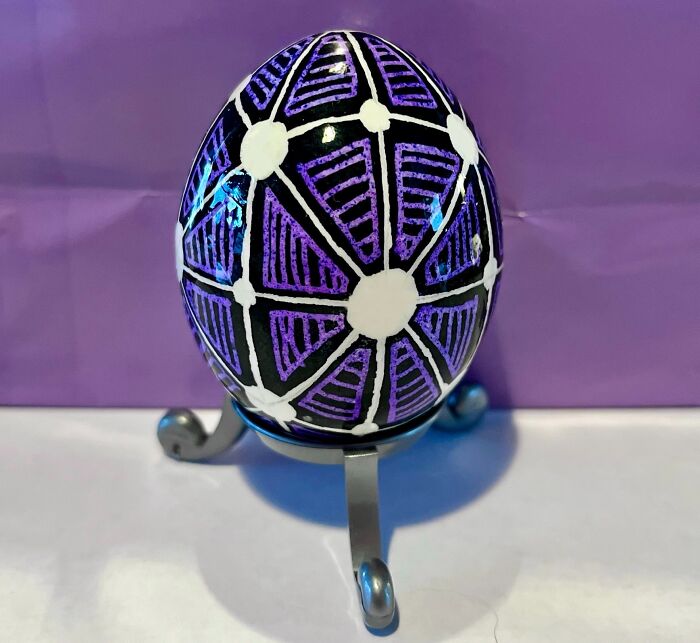 First Ukrainian Easter Egg (Pysanky) Of The Season
