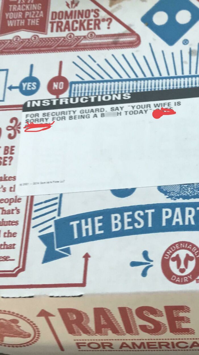 Half Asleep And Not Wanting To Wake Up This Morning, I Snapped At My Husband. I Felt Bad So I Sent Him Lunch. He Said I Made His And The Pizza Guys Day