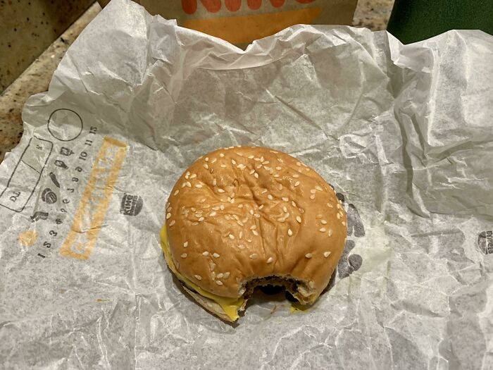 Wife Didn’t Want Anything From Bk. I Got Home And Went To The Bathroom And Came Back To This