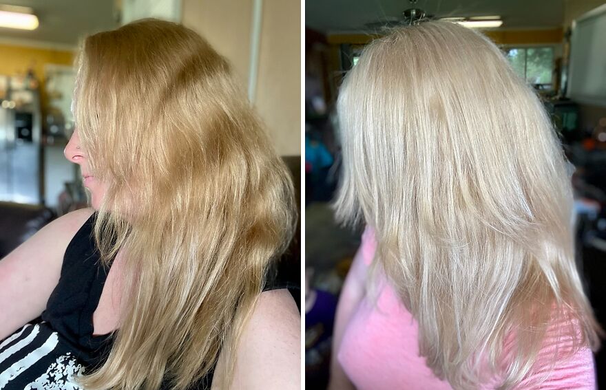 Silver Stunner: Fanola's Purple Shampoo, Bye-Bye Yellow & Brassiness!