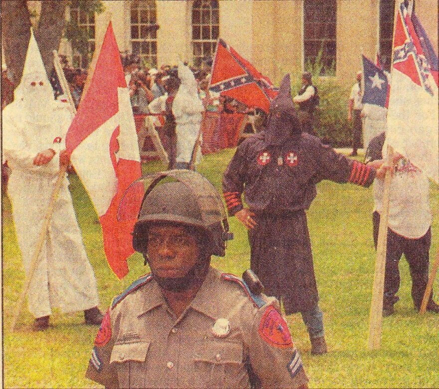My Grandfather Guarding A Kkk Function