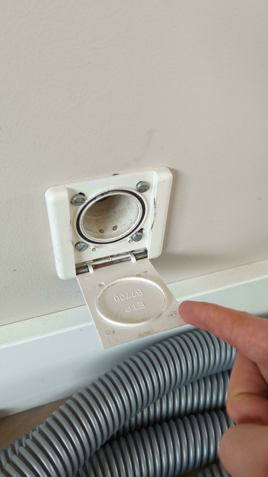 We Have A Vacuum System In The House, Where You Just Put A Long Hose On And It Starts Sucking