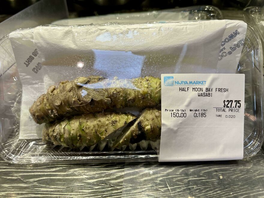 Fresh Wasabi. $150/Pound