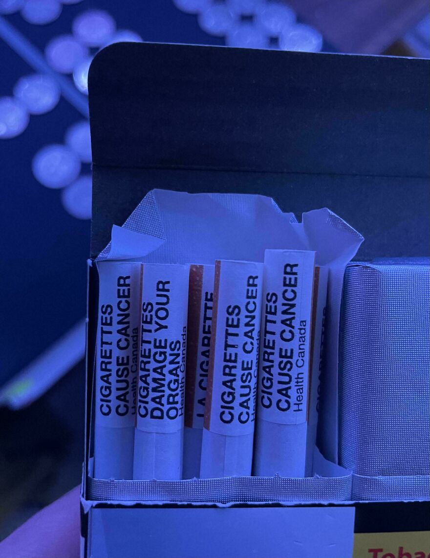 Canadian Cigarettes Now Have Warnings On Each Individual Cigarette