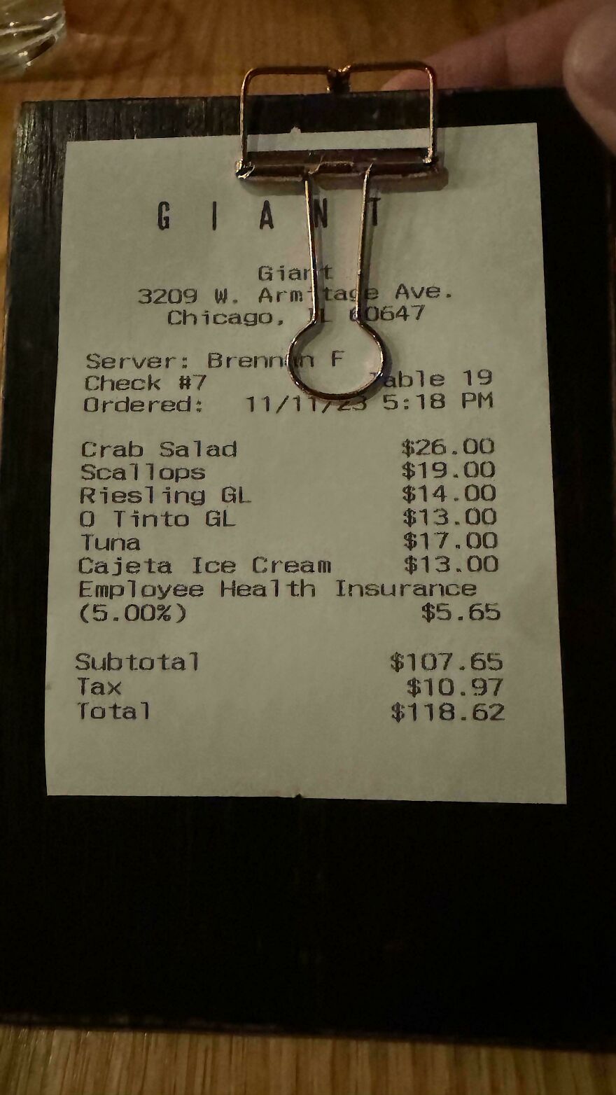 Itemised Employee Health Insurance On My Bill In The Us