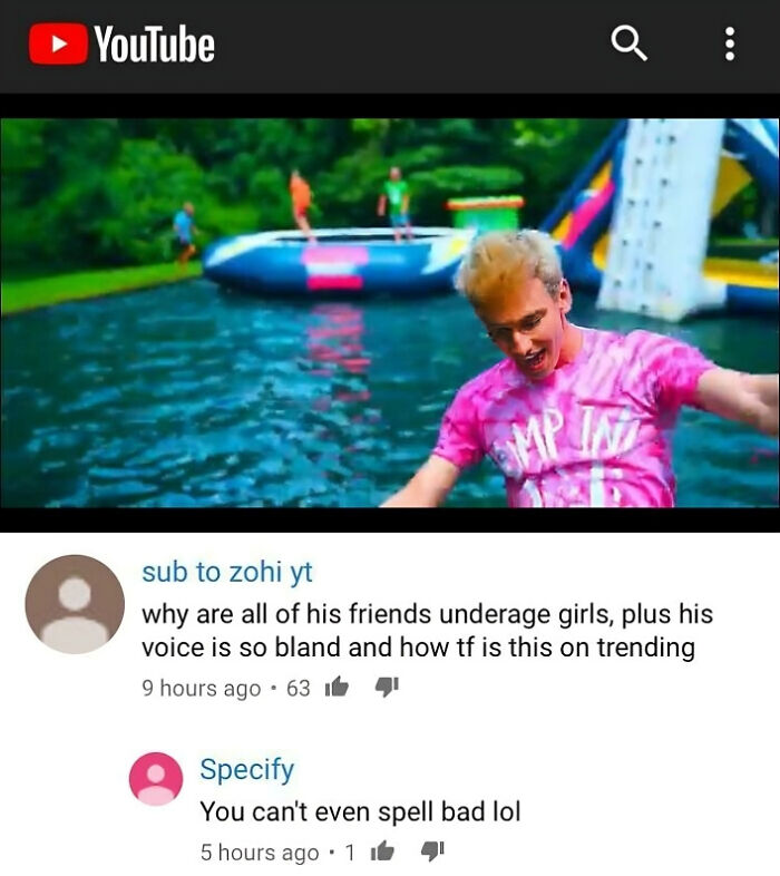 You Can’t Even Spell Bad Lol