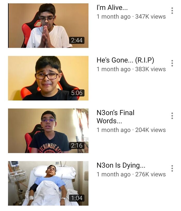 A Kid Faked His Death