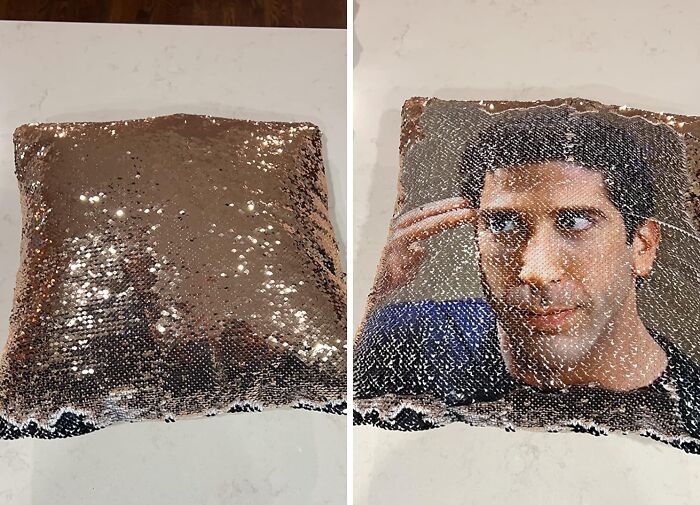  Sequin Smiles With Ross: Champagne Gold Laughs