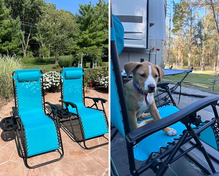 Elevate Your Relaxation - Set Of 2 Adjustable Steel Mesh Zero Gravity Lounge Chair Recliners With Pillows And Cup Holders!