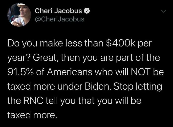 Do You Make Less Than $400k Per Year?