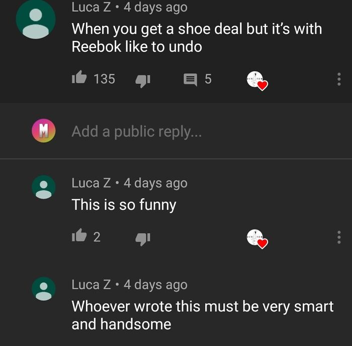 I Wonder Who Wrote That He Must Be Funny And Handsome