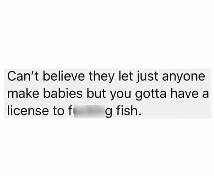 No License Needed To Make Babies