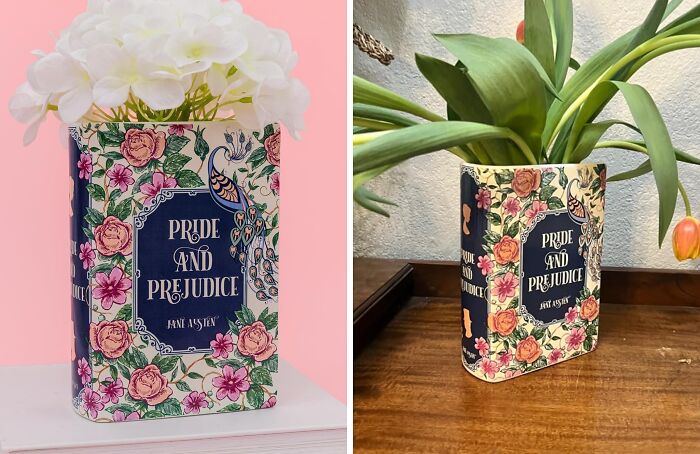 Discover Book-Shaped Decorative Vase, Perfect For Showcasing Your Love For Reading In Style