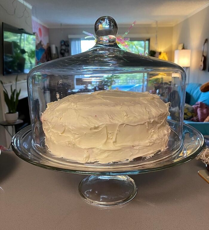 Enhance Your Dessert Display With The Elegant Curved Footed Covered Cake Stand