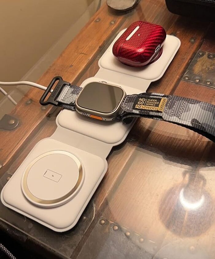 Why Settle For An Orchard With A Mix-Match Of Apple Chargers When You Could Harvest The Efficiency Of The Future With The Nano 3 In 1 Wireless Charger? Unruly Cables, Your Reign Of Terror Ends Today