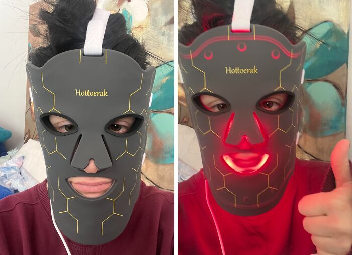 Home Spa Revolution: Face Mask With Red Light Therapy For Ultimate Care!