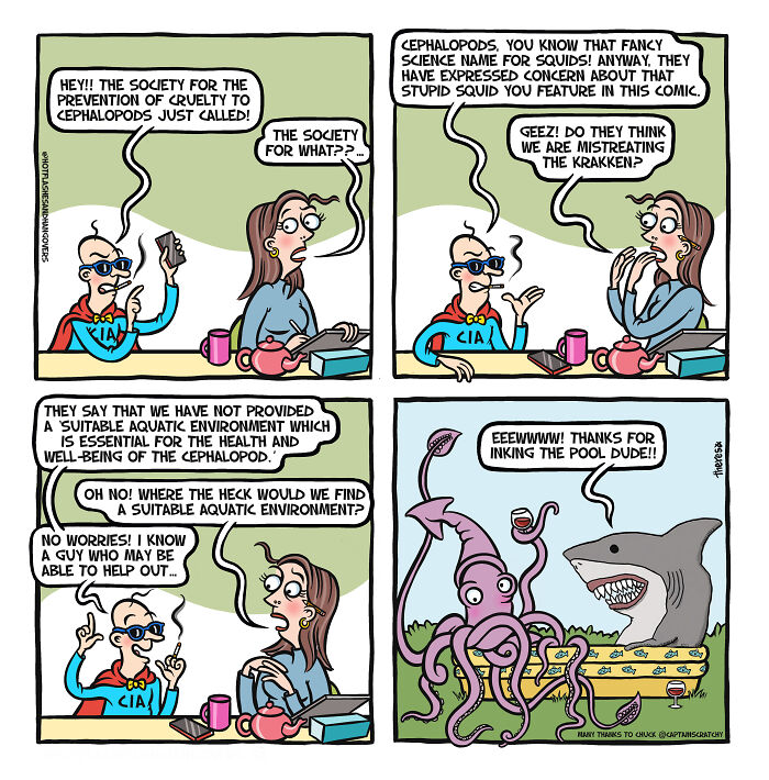 Cephalopod Habitat With Captain Scratchy