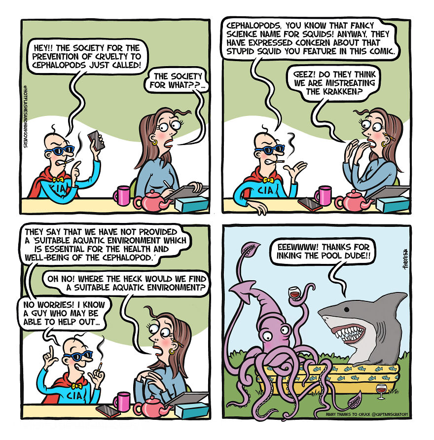 Cephalopod Habitat With Captain Scratchy