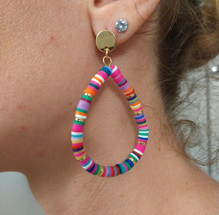 Accessorize With Elegance Using Heishi Drop Earrings: Elevate Your Look With Chic And Trendy Style